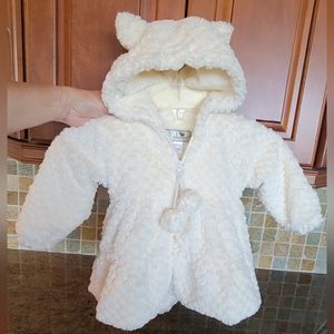 Widgeon Toddler Faux Fur Coat with Hood